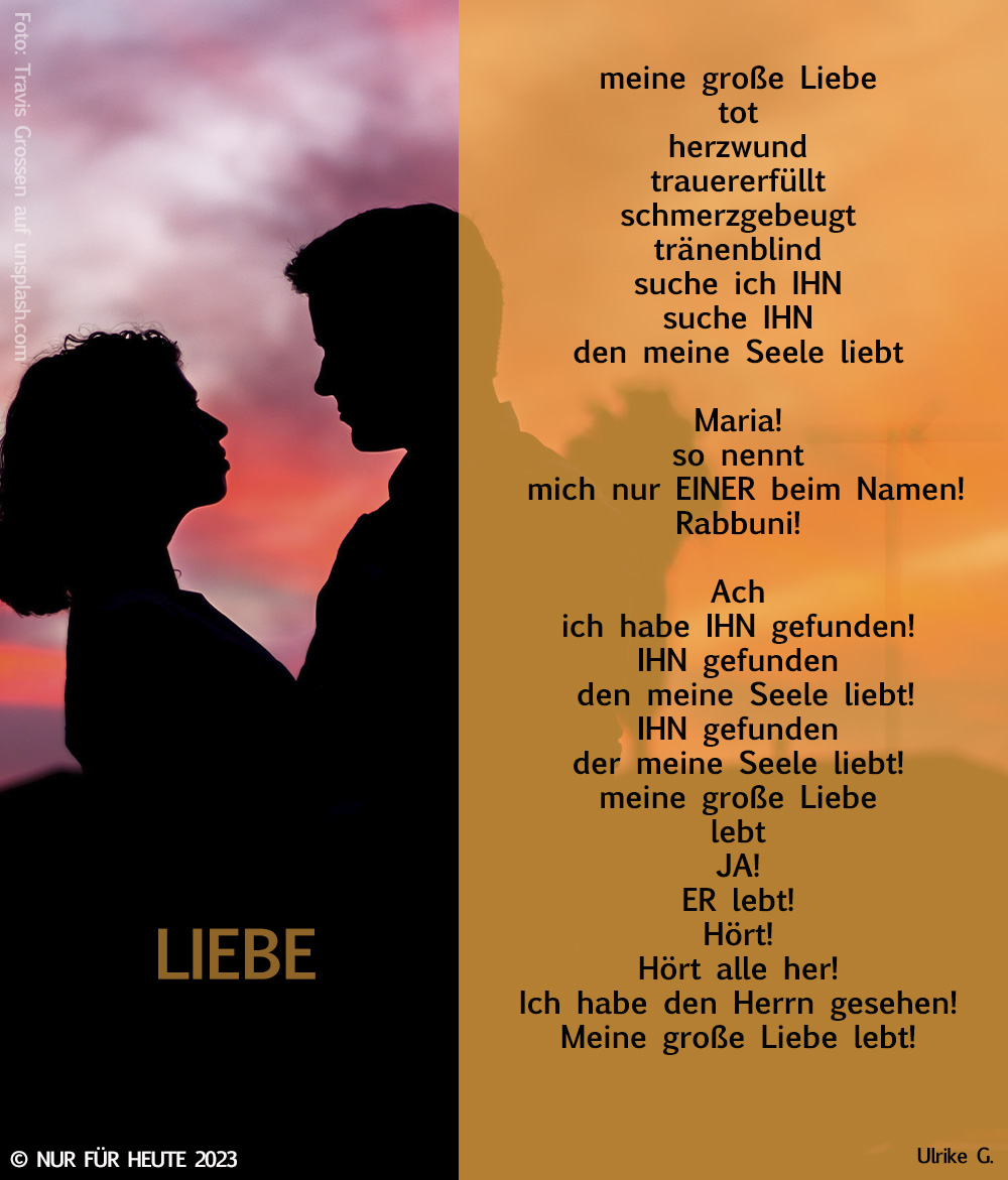 Meine große Liebe NUR FÜR HEUTE